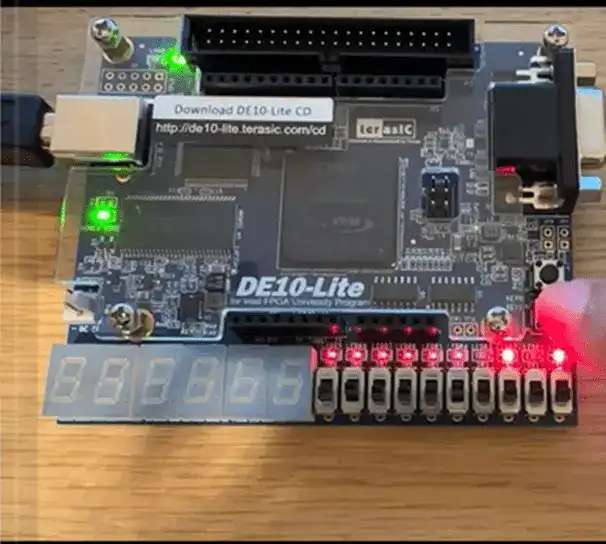 DE10-Lite  board for hardware testing