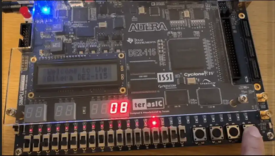 DE2-115 FPGA board for hardware testing