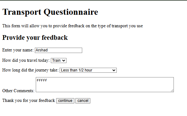 Interface of Web Application Interface of Web Application