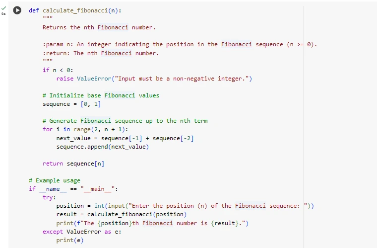 Fibonacci Implementation