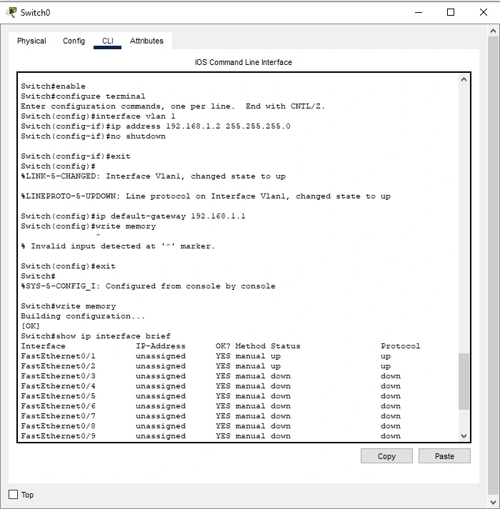 Enabling MAC Address Filtering for Switch 1 Enabling MAC Address Filtering for Switch 1