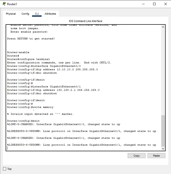 Router 2 Configuration Router 2 Configuration