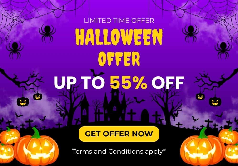 Get 60% Off on This Halloween - Limited Time Academic Offer