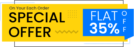 Get flat 35% off on your first order