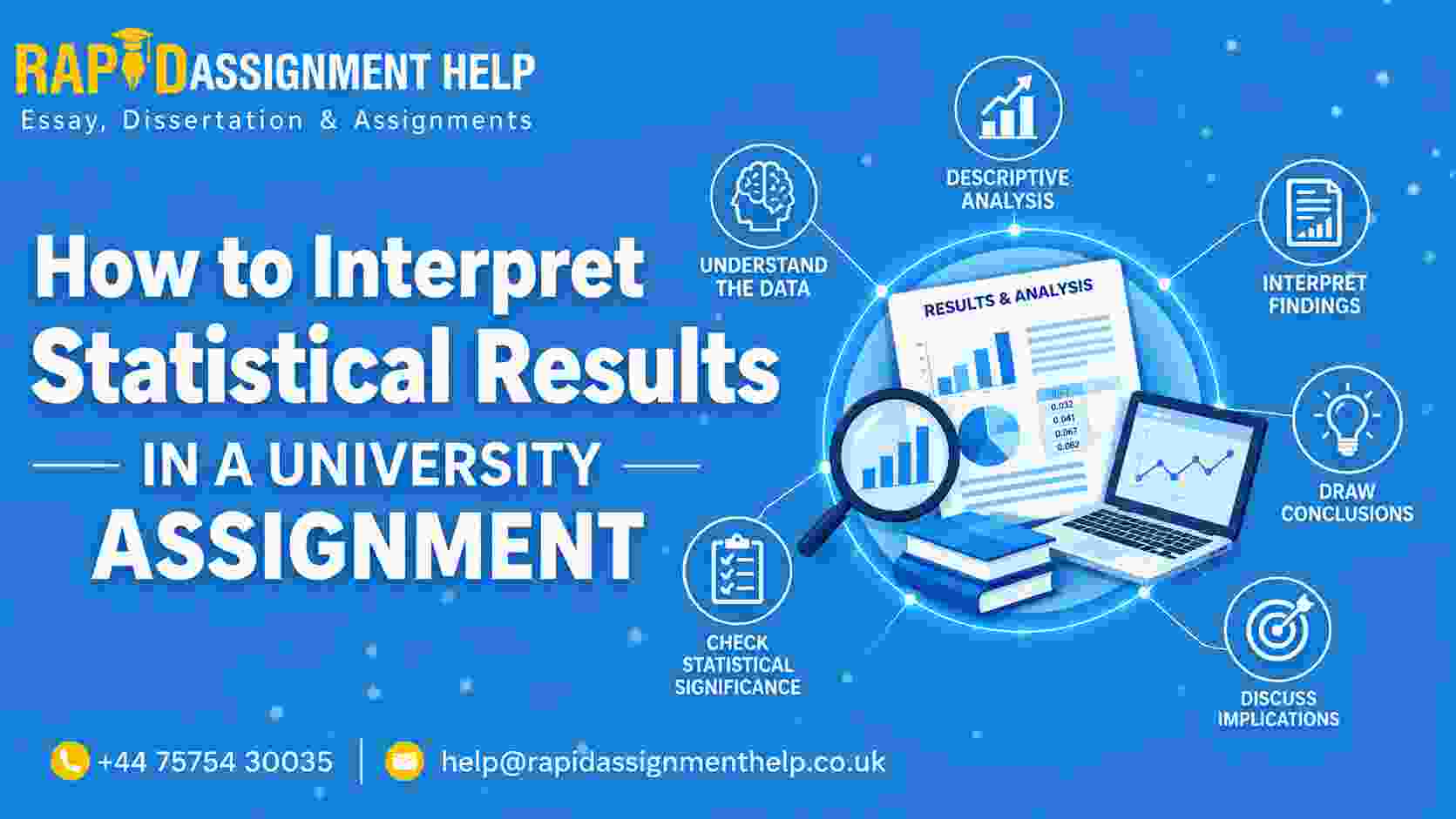 How to Interpret Statistical Results in a University Assignment